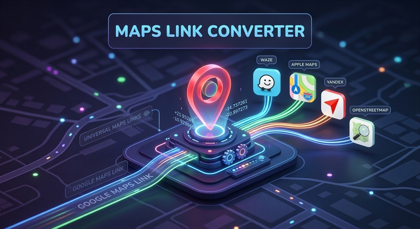 Convert Map Links in 3 Seconds — No Signup, 100% Free Tool